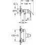 Смеситель для душа Grohe BauCurve хром 23631000
