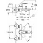 Смеситель для ванны Grohe BauLoop хром 23603000