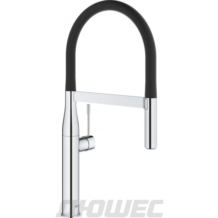 Смеситель для кухонной мойки Grohe Essence New хром, черный 30294000