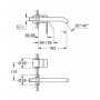 Смеситель для раковины Grohe Essence New 19408001 настенный