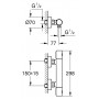 Смеситель для душа Grohe Grohtherm 1000 Cosmopolitan M хром 34065002