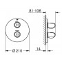 Смеситель для душа Grohe Grohtherm 1000 New хром 19984000
