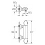 Смеситель для душа Grohe Grohtherm 1000 New хром 34143003