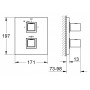Термостат для ванны Grohe Grohtherm Cube 19958000