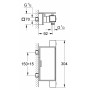 Смеситель для душа Grohe Grohtherm Cube хром 34491000