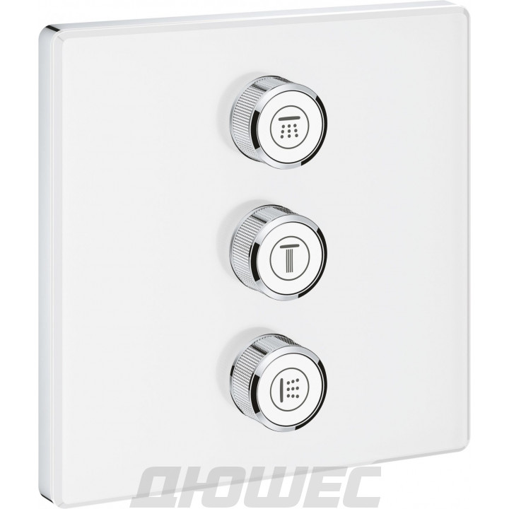 Переключатель потоков Grohe Grohtherm SmartControl белый, хром 29158LS0