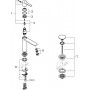Смеситель для раковины Grohe Lineare New хром 23106001