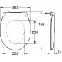 Сиденье для унитаза Grohe Bau Ceramic 39492000