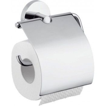 Держатель туалетной бумаги Hansgrohe Logis 40523000 с крышкой