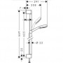 Душевой гарнитур Hansgrohe Crometta 100 26650400