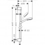 Душевой гарнитур Hansgrohe Crometta 100 26651400