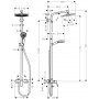 Душевая стойка Hansgrohe Crometta S 27269000