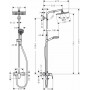Душевая стойка Hansgrohe Crometta 27284000