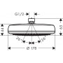 Верхний душ Hansgrohe Crometta 100 26577000