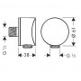 Шланговое подсоединение Hansgrohe Fixfit S 27456000