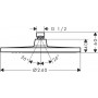 Верхний душ Hansgrohe Crometta S 26725000