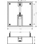 Скрытая часть для верхнего душа Hansgrohe Raindance E 400 1j 26254180