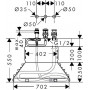 Скрытая часть Hansgrohe 13437180