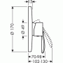 Смеситель для душа Hansgrohe Axor Starck 10615000