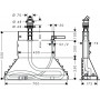 Скрытая часть смесителя для ванны Hansgrohe 28380000