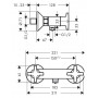 Смеситель для душа Hansgrohe Logis Classic 71260000 хром