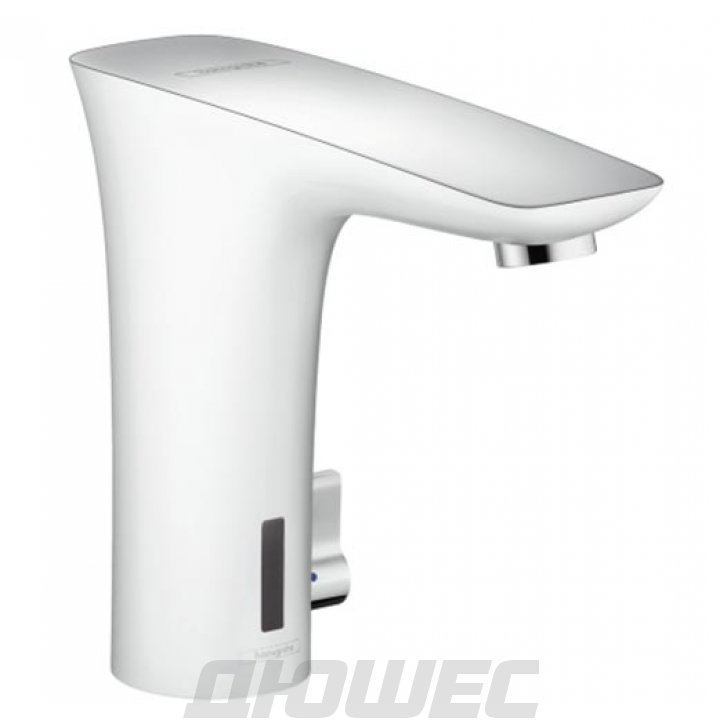 Электронный смеситель для раковины Hansgrohe PuraVida 15170400 белый