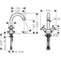 Смеситель для раковины Hansgrohe Logis Classic 71272000 хром