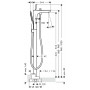 Смеситель для ванны с душем Hansgrohe PuraVida 15473000 хром