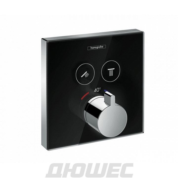 Термостат для душа Hansgrohe ShowerSelect 15738600 черный