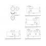 Раковина накладная Hatria Happy hour Y1VF01 40x40