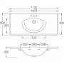 Раковина Hatria Susan Y0HT01 65 см