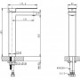 Смеситель для раковины Bravat Phillis F156101C-A-ENG хром