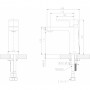 Смеситель для раковины Bravat Riffle F172106C хром