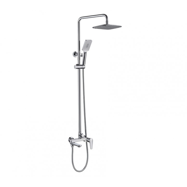 Душевая система 255х191 мм Bravat Eler F6351385CP-A1-RUS хром