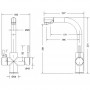Смеситель для кухни с подключением к фильтру Bravat Palace F729261CP-RUS хром