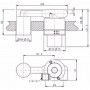 Скрытая монтажная часть Bravat D968C-ENG