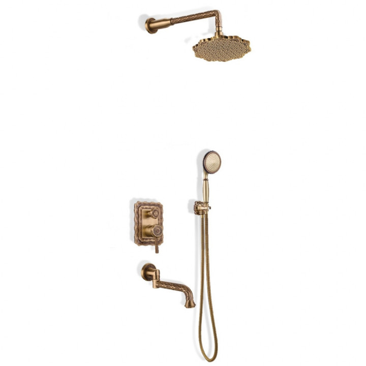 Душевой комплект встраиваемый Bronze De Luxe Windsor 10137F