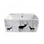 Раковина накладная Bronze de Luxe, Golden Deer 40х42 1060BD  