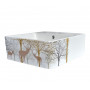 Раковина накладная Bronze de Luxe, Golden Deer 40х42 1060GD 