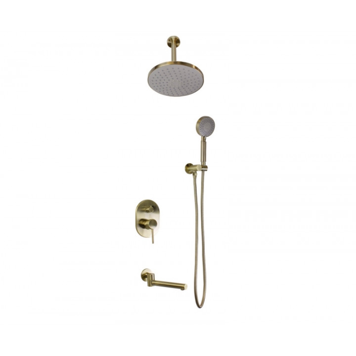 Душевой комплект 225 мм Bronze De Luxe Scandi 14582/1BR