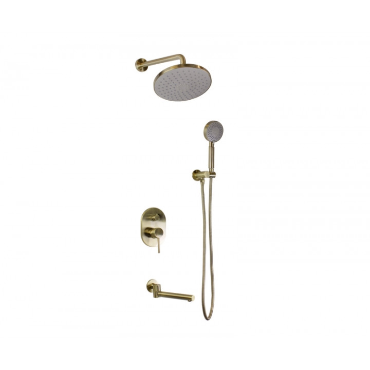 Душевой комплект 225 мм Bronze De Luxe Scandi 14582BR 