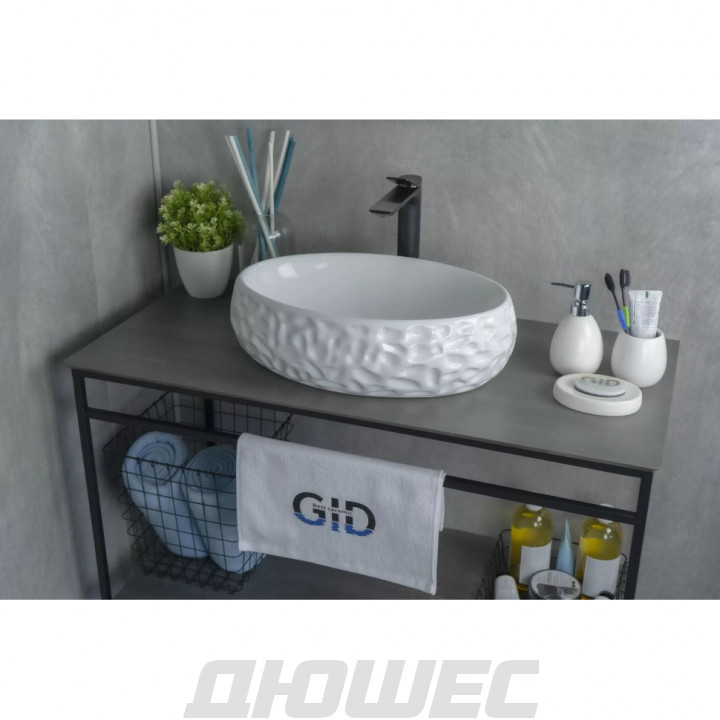 Раковина накладная Gid 9030wf 48х34
