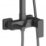 Душевая система 201 мм Timo Selene SX-1030/03 матовый черный