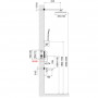 Душевой комплект 215 мм Timo Selene SX-3069/00SM (1113)  скрытого монтажа  хром