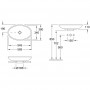 Раковина-чаша 58,5x38 см Villeroy & Boch Loop & Friends 51510001