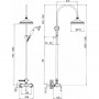 Душевая стойка Margaroli Classica 1006AA01BR