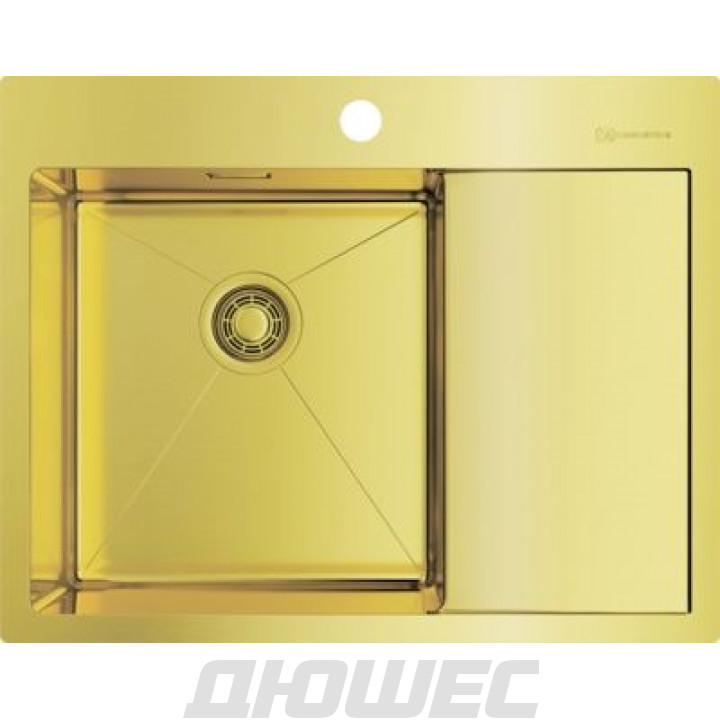 Мойка кухонная Omoikiri Akisame 65-LG-L 4973083 металлическая