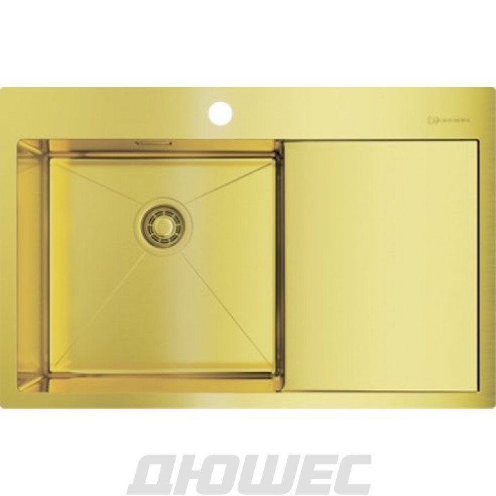 Мойка кухонная Omoikiri Akisame 78-LG-L 4973085 металлическая