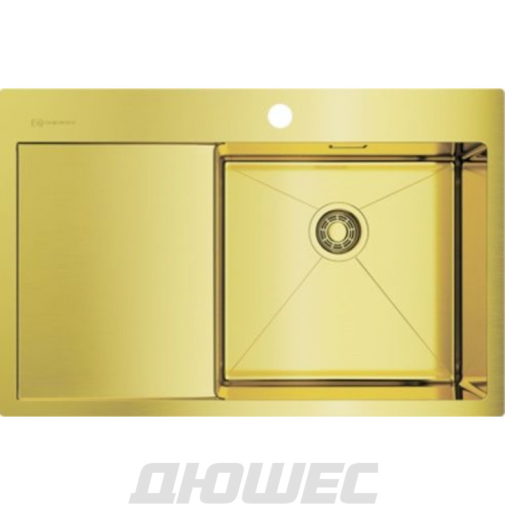 Мойка кухонная Omoikiri Akisame 78-LG-R 4973086 металлическая