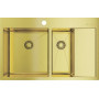 Мойка кухонная Omoikiri Akisame 78-2-LG-L 4973087 металлическая